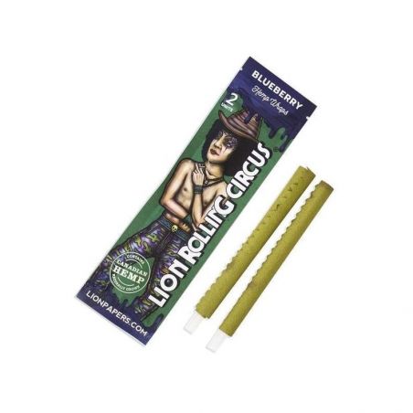 HEMP WRAP BLUEBERRY-LION ROLLING CIRCUS