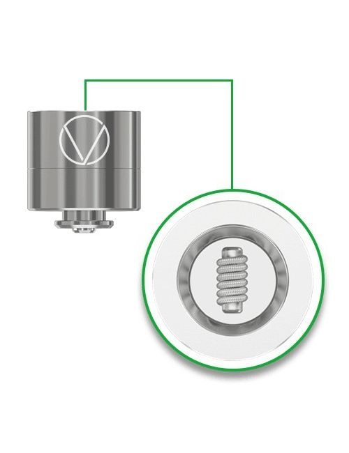 RESISTENCIA CUARZO SINGLE CON CLAPTON VAPORIZADOR DABOX -VIVANT