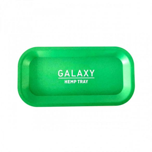 BIODEGRADABLE  HEMP ROLLING TRAY-GALAXY
 Colores-Green