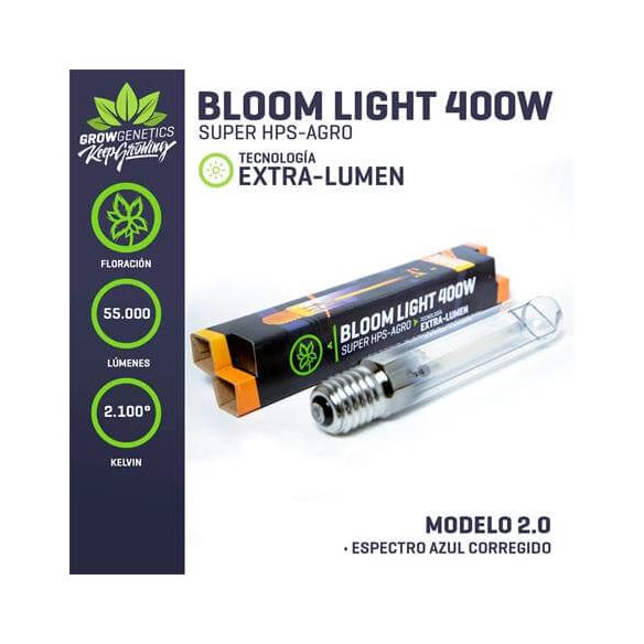 AMPOLLETA HPS  EXTRA LUMEN 400W-GROW GENETICS