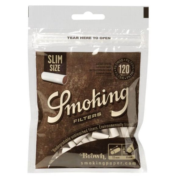 FILTRO SLIM BROWN 120/ 1U-SMOKING