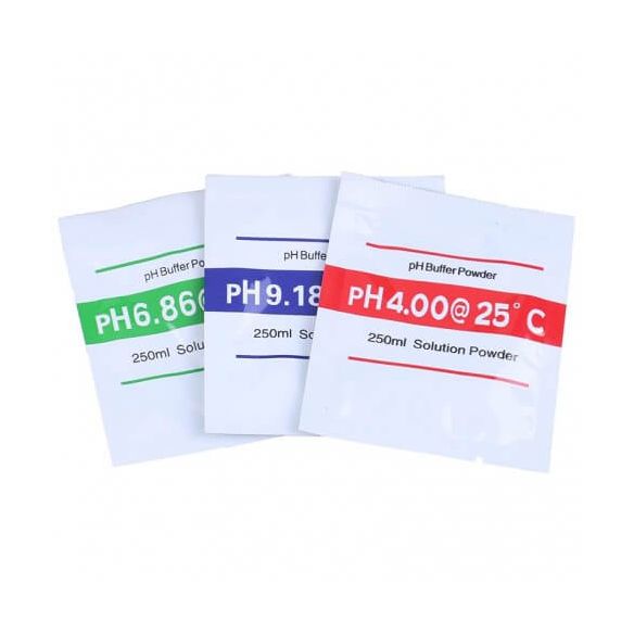 Polvo Calibrador pH Pack 6.86 / 4.01 / 9.18