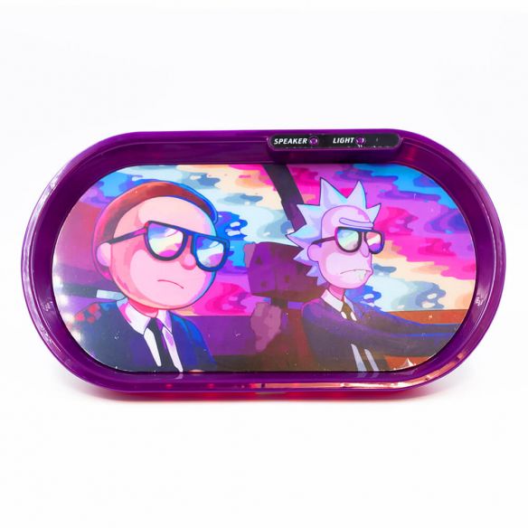 Bandeja Plástica con Luz Rick & Morty Lentes