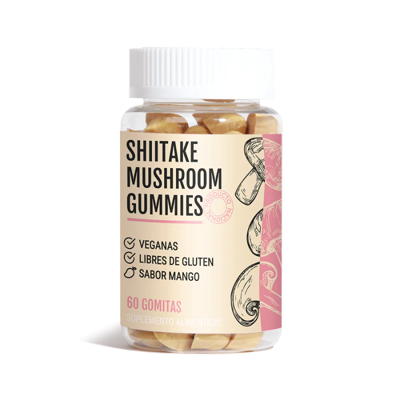 New Pharma Gomitas De Shiitake Mushroom 60 ud.