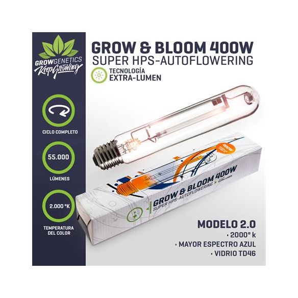 AMPOLLA GROW & BLOOM 400W-GROW GENETICS