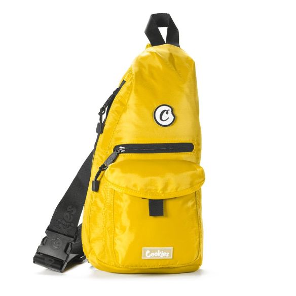 SF TRAVELER SLING BAG SMELL PROOF YELLOW-COOKIES