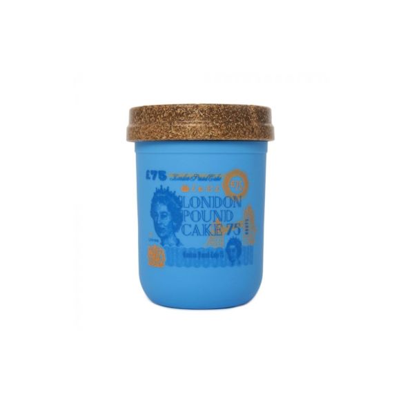 JAR LONDON POUND CAKE BLUE 8OZ-COOKIES RE: STASH