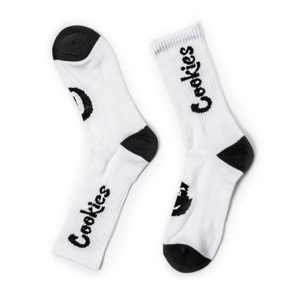 ORIGINAL MINT SOCKS WHITE AND BLACK-COOKIES