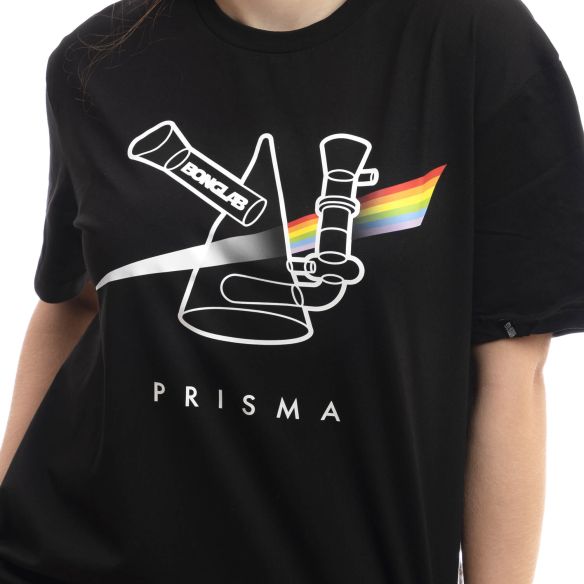 BLACK SHIRT DARK SIDE OF PRISMA XL-BONGLAB