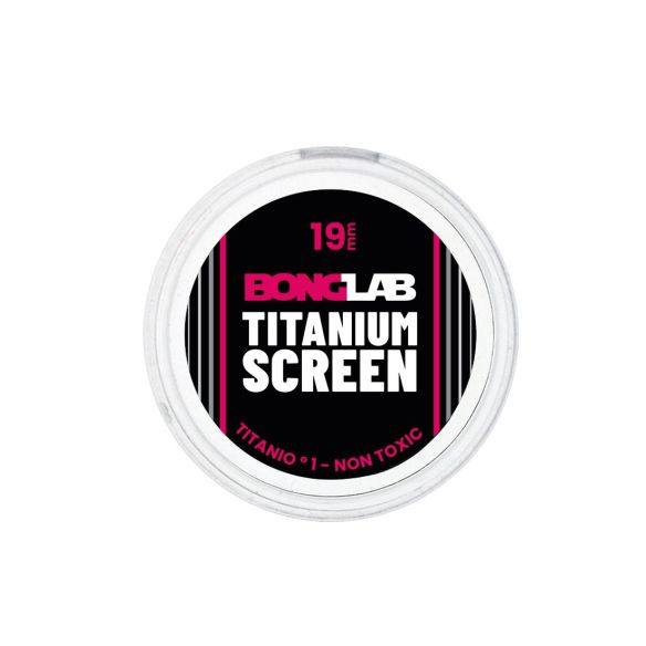 Bonglab Titanium Screen Grado 1 19mm 5 unid
