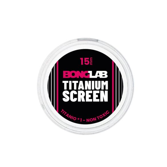 Bonglab Titanium Screen Grado 1 15mm 5 unid