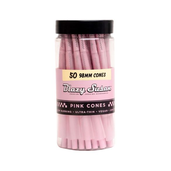 CONOS PRE ROLL PINK 98MM JAR 50U-BLAZY SUSAN