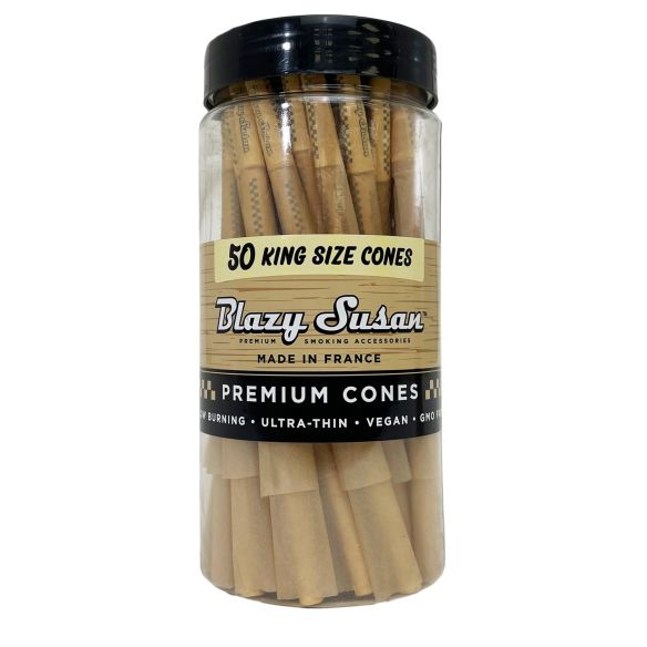 CONOS PRE ROLL UNBLEACHED KING SIZE JAR 50U-BLAZY SUSAN