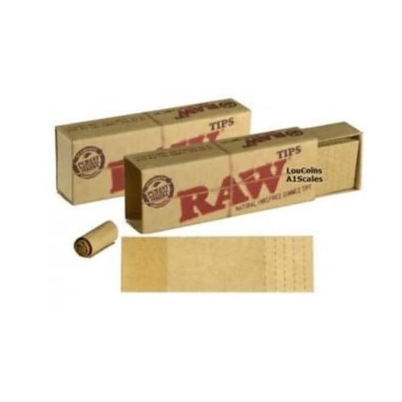 TIPS CARTON PREPICADO CON GOMA 1 UD-RAW