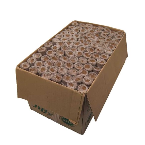 CAJA PASTILLAS JIFFY 7 COCO 1500 UN 30X30MM-JIFFY