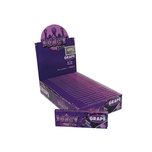 PAPELILLO SABOR GRAPE 1 1/4 24UD-JUICY JAYS