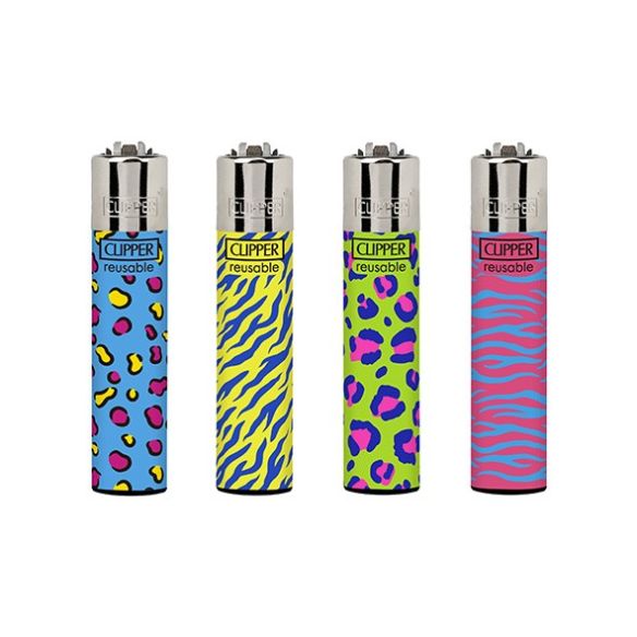 ENCENDEDOR DISPLAY POP ANIMAL PRINT 24U-CLIPPER