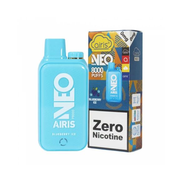 VAPORIZADOR AIRIS NEO P8000 BLUEBERRY ICE 5%-AIRISTECH