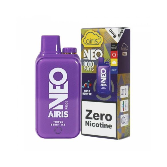 VAPORIZADOR AIRIS NEO P8000 TRIPLE BERRY ICE 5%-AIRISTECH