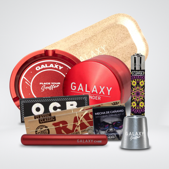 PACK MOLEDOR ALUMINIO EXPERTO RED  63MM - GALAXY