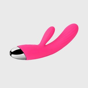 VIBRADOR DUAL ANGEL PLUM RED