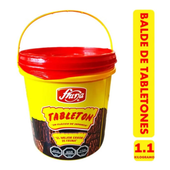 Balde de Tabletones Fruna 1.1 kg