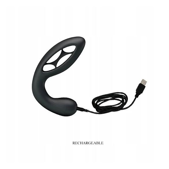 PLUG ANAL VIBRATORIO FLEXIBLE RECARGABLE