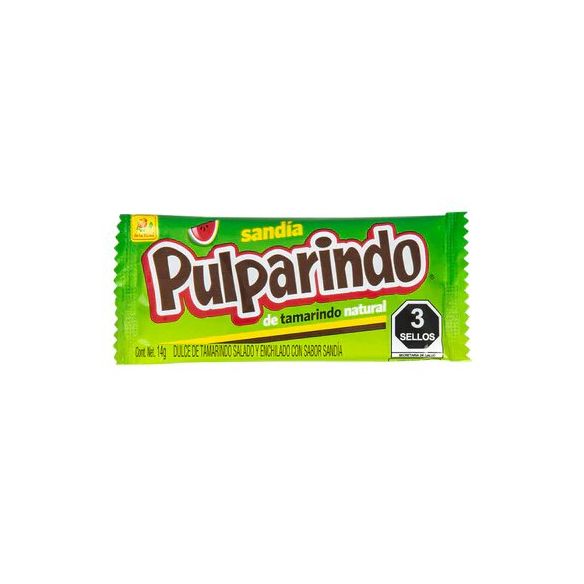 DULCE MEXICANO PULPARINDO SABOR SANDIA 14GR