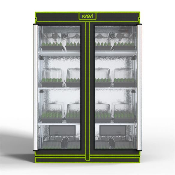 CARPA DE CULTIVO ESQUEJES CON RACK 120X60X180-CROPBOX