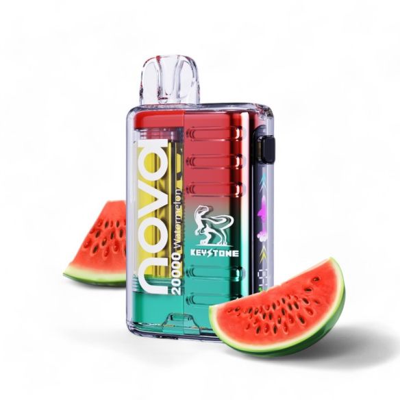 VAPORIZADOR DESECHABLE NOVA 20000 ZERO WATERMELON-KEYSTONE