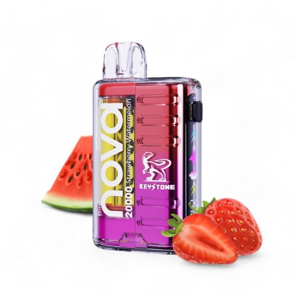 VAPORIZADOR DESECHABLE NOVA 20000 ZERO STRAWBERRY WATERMELON-KEYSTONE