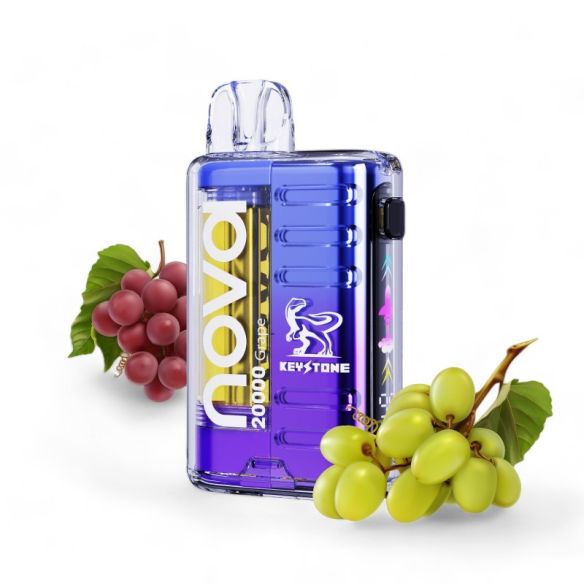 VAPORIZADOR DESECHABLE NOVA 20000 ZERO GRAPE-KEYSTONE