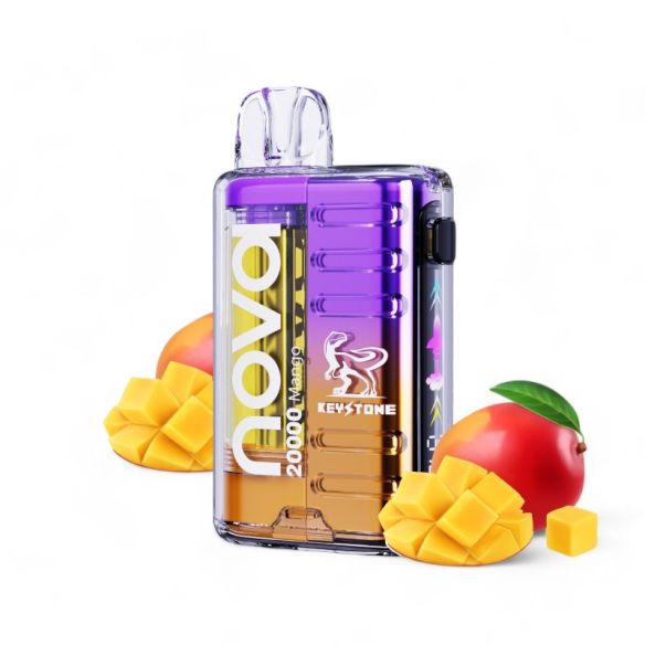 VAPORIZADOR DESECHABLE NOVA 20000 ZERO MANGO-KEYSTONE