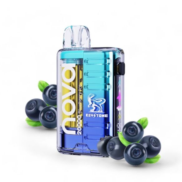 VAPORIZADOR DESECHABLE NOVA 20000 ZERO BLUEBERRY ICE-KEYSTONE