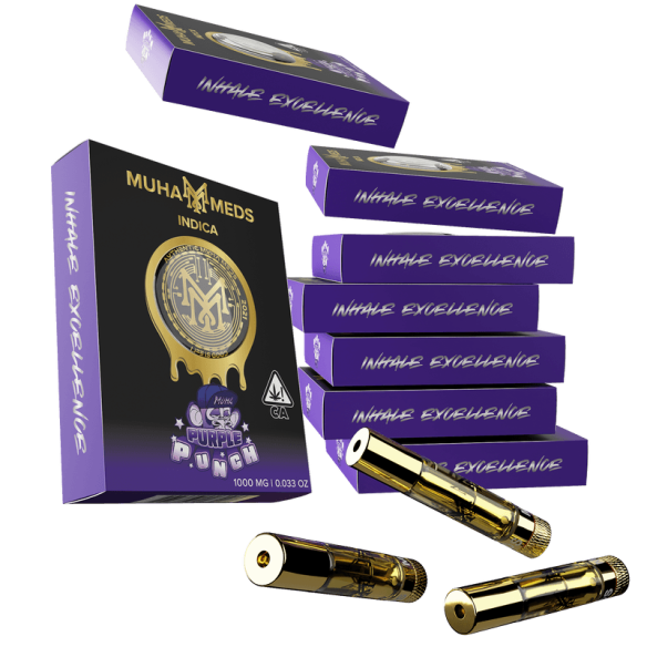 CARTRIDGE MUHA MEDS 0,8ML PURPLE PUNCH INDICA-MUHA MEDS (VACÍOS)