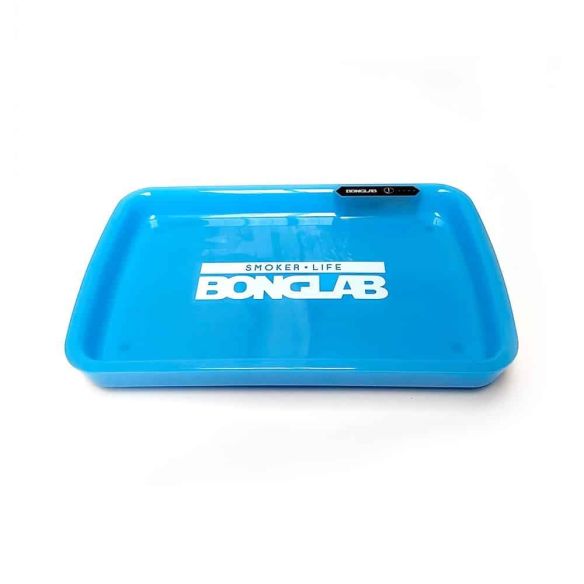 NEON TRAY BANDEJA ENROLADO LED AZUL-BONGLAB