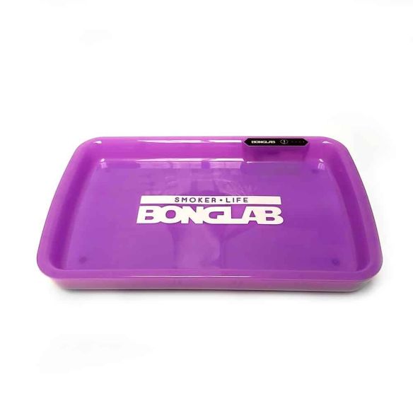 NEON TRAY BANDEJA ENROLADO LED MORADA-BONGLAB