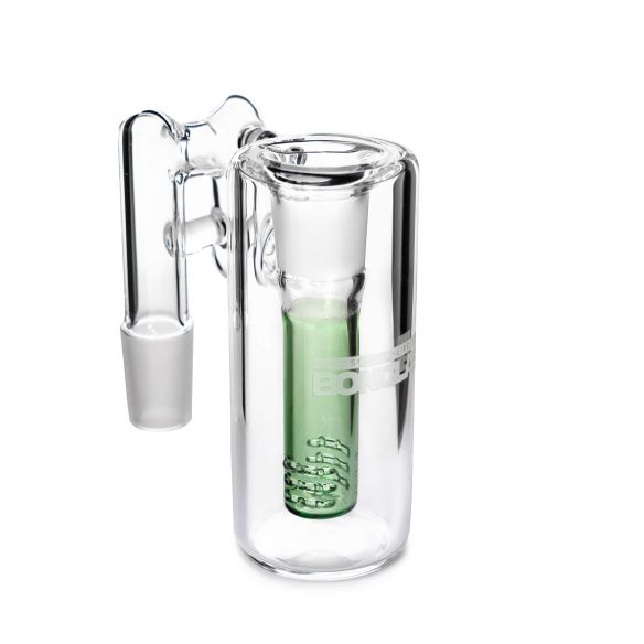 ATRAPA CENIZA PERC 18MM GREEN-BONGLAB