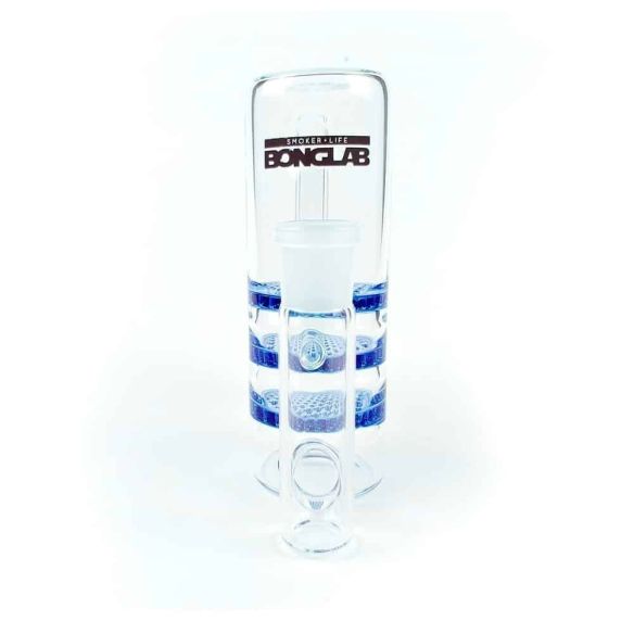 ATRAPA CENIZA PANAL TRIPLE BLUE 18MM-BONGLAB