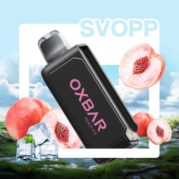 SVOPP POD 25000 PEACH ICE-OXBAR