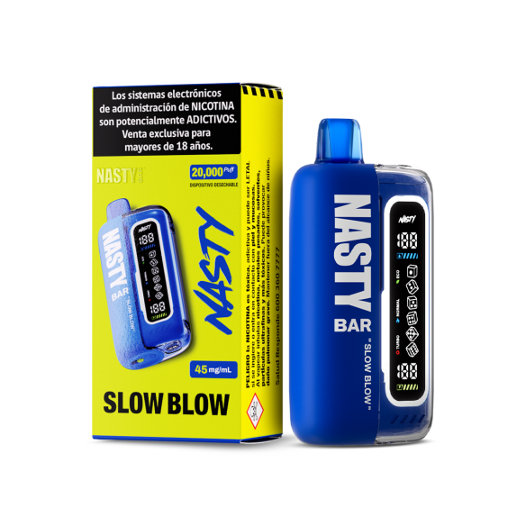 VAPORIZADOR BAR 20000  SLOW BLOW- NASTY