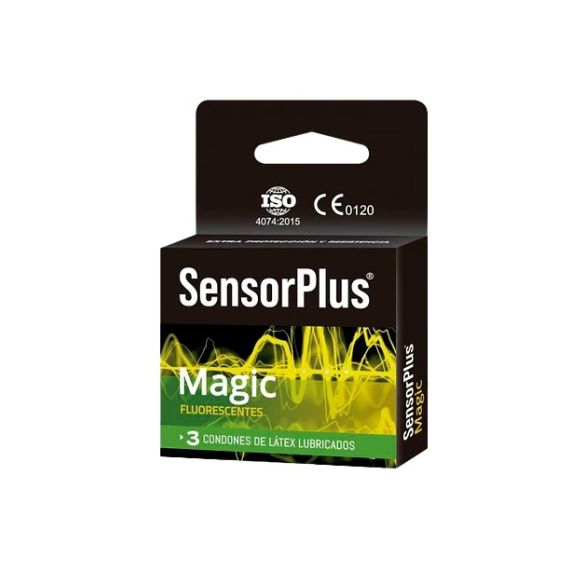 PRESERVATIVO SENSOR PLUS - MAGIC FLUORESCENTE
