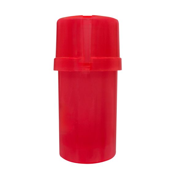 MOLEDOR CONTENEDOR PLASTICO PORTATIL ROJO