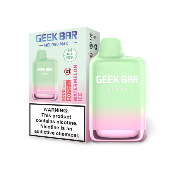 VAPORIZADOR MELOSO MAX 9000 WATERMELON ICE-GEEKBAR