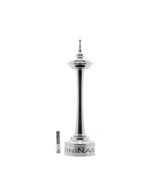 SPACE NEEDLE DABBER PLATEADO-MINI NAIL