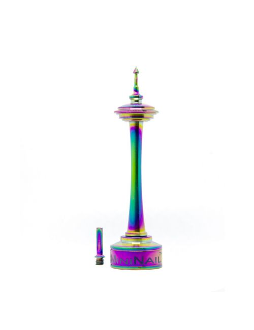 SPACE NEEDLE DABBER RAINBOW-MINI NAIL