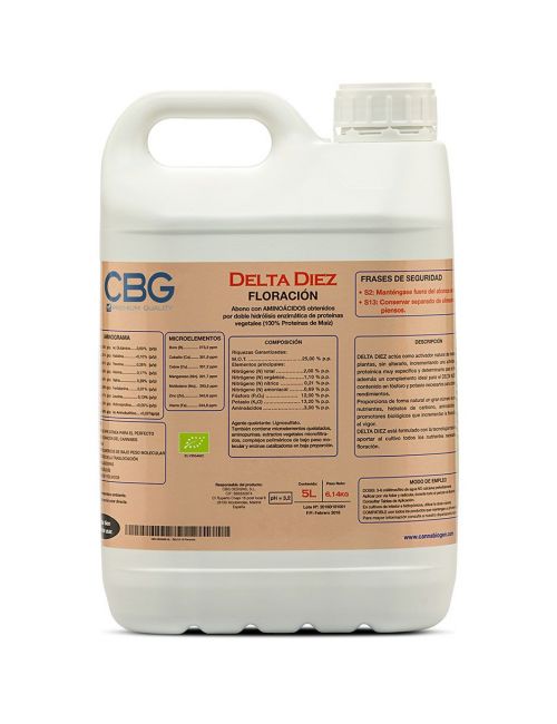 CBG Delta 10 5 Lt - Fertilizante De Flora