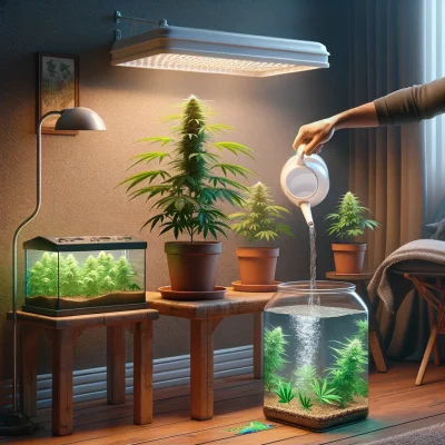 cannabis agua acuario