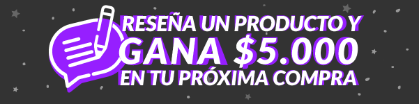 reseña un producto y gana $5 lucas